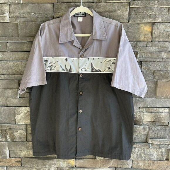 Island Built Button Up Men’s Shirt Size Medium - Picture 2 of 4